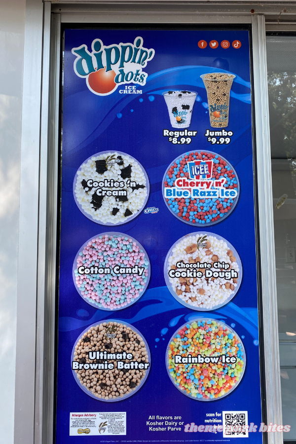 Dippin' Dots - Splish Splash - theme park bites