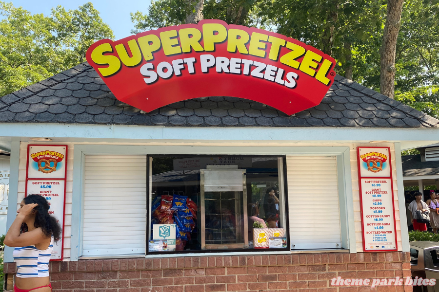 super pretzel splish splash food menu and prices