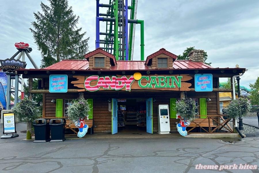 candy cabin six flags new england