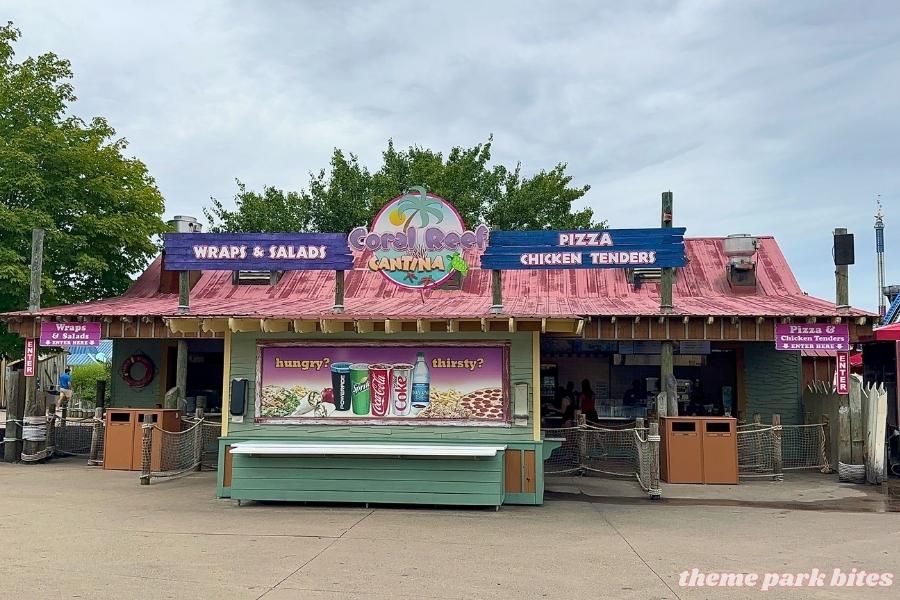 coral reef cantina six flags new england food prices