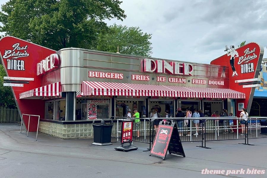 fast eddies diner six flags new england food prices