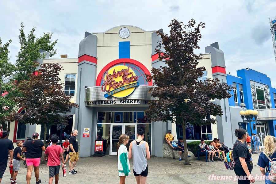 johnny rockets six flags new england food prices