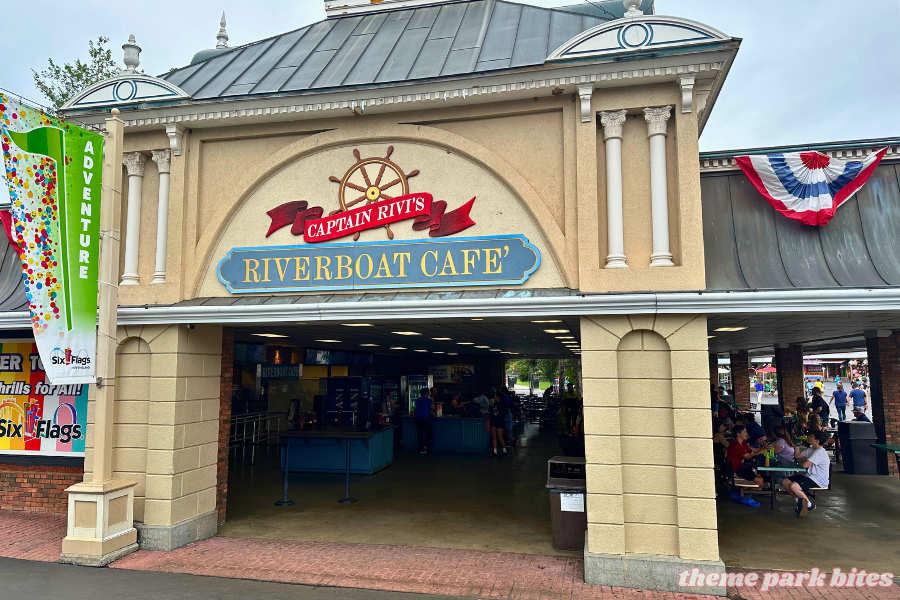 captain rivi's riverboat cafe six flags new england food prices