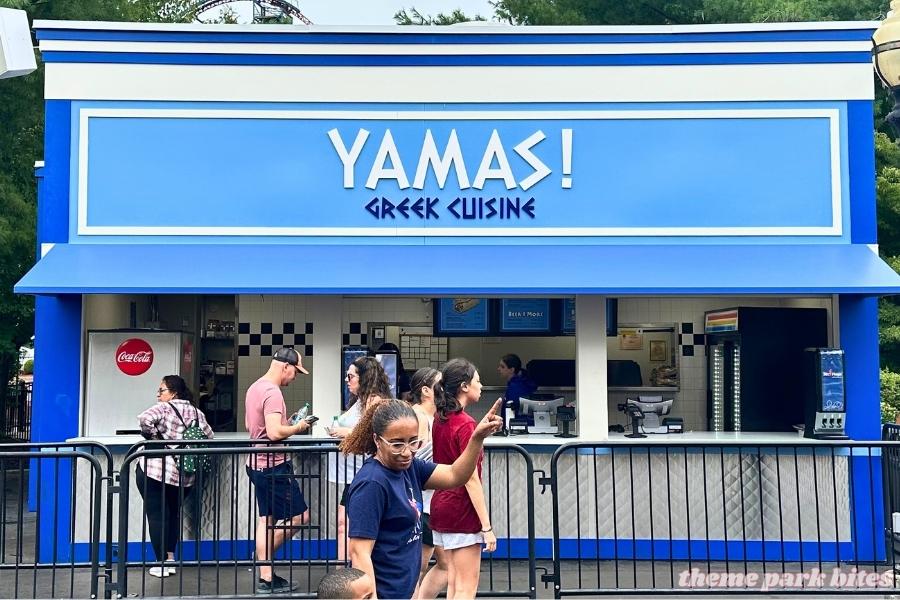 yamas six flags new england menu with prices