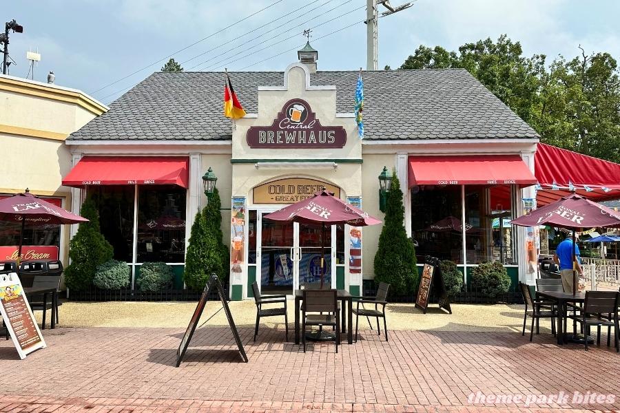 central brewhaus six flags great adventure menu with prices