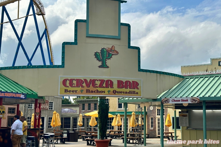 cerveza bar six flags great adventure menu with prices
