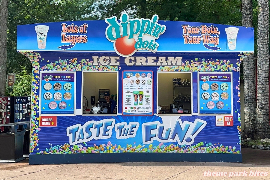 dippin' dots six flags great adventure menu with prices