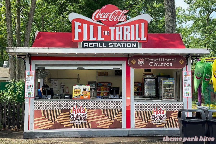fill the thrill refill station six flags great adventure menu with prices