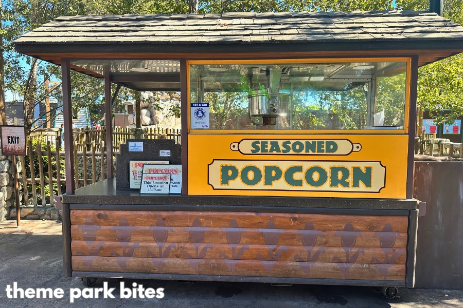 seasoned popcorn cart camp snoopy