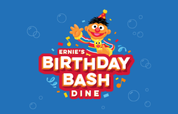 sesame place philadelphia ernie's birthday bash dine