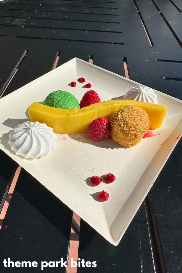 epcot festival of the arts food review deconstructed key lime pie