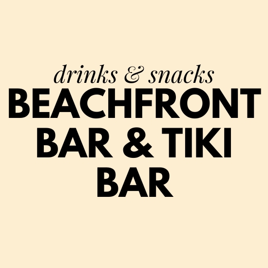 beachfront bar tiki bar lake compounce menu and prices
