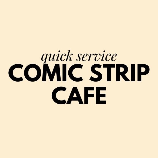 comic strip cafe universal studios orlando menus with prices