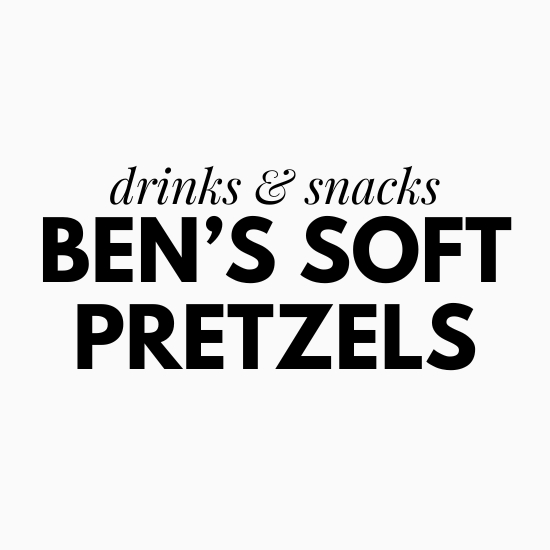 ben's soft pretzels splish splash menu and prices
