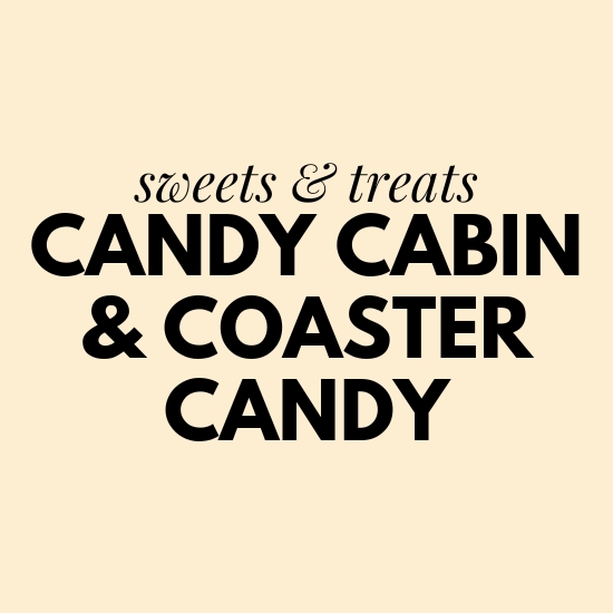candy cabin coaster candy six flags new england menu prices
