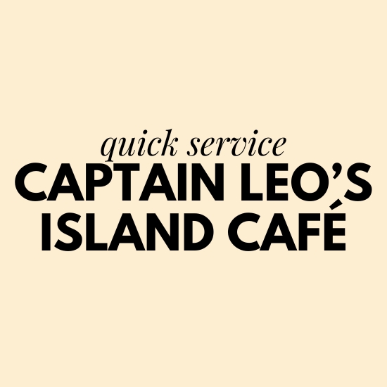 captain leo's island cafe six flags new england hurricane harbor menu prices