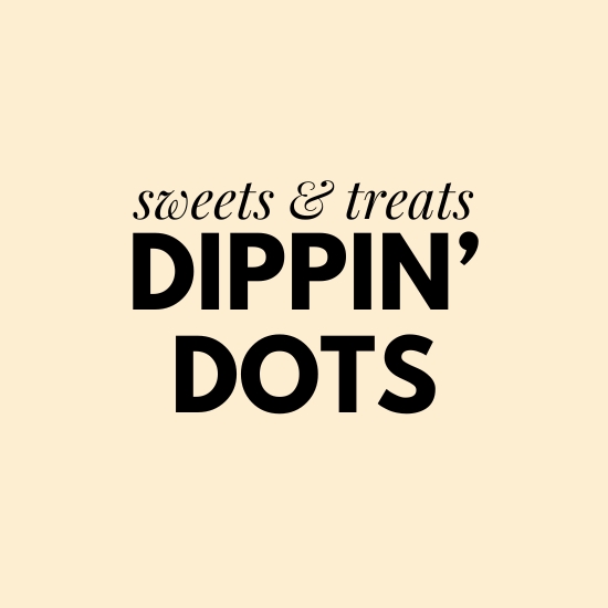 dippin dots splish splash menu and prices