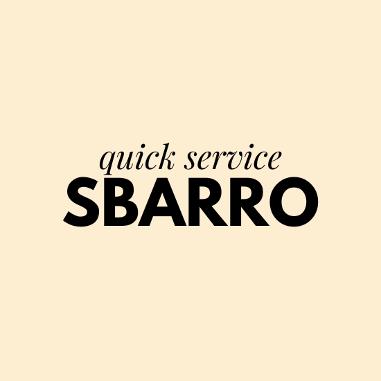 sbarro fun spot orlando menu and prices