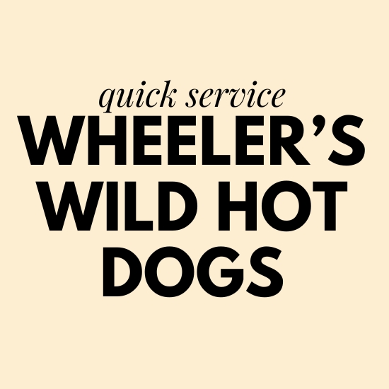 wheelers wild hot dogs six flags new england menu prices