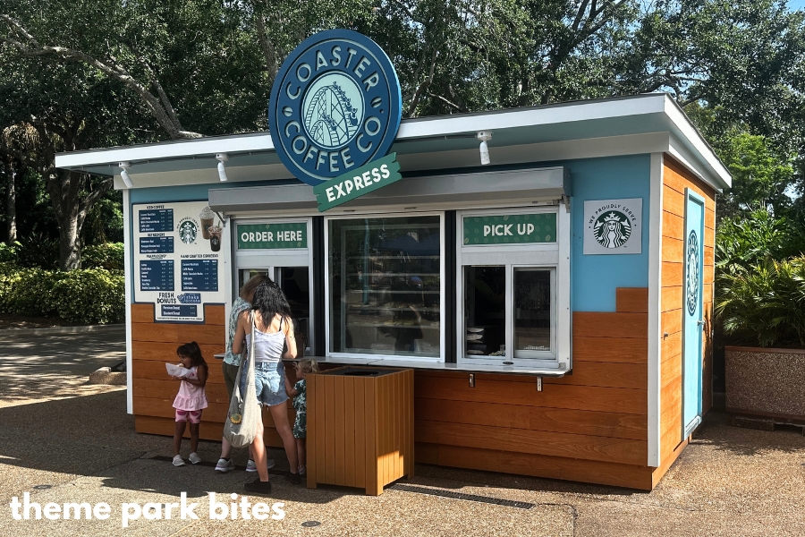 coaster coffee express seaworld orlando menu and prices