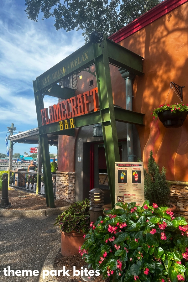 flamecraft bar seaworld orlando menu and prices