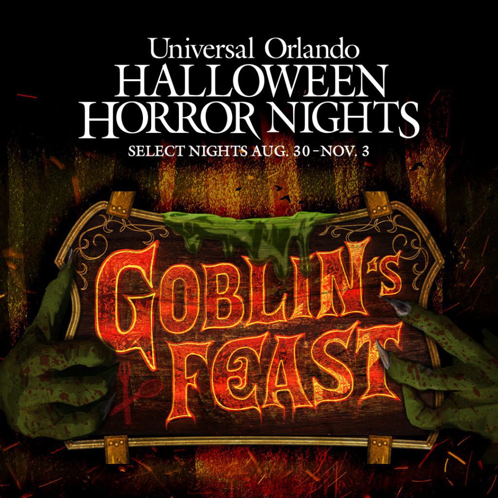 goblin's feast universal orlando halloween horror nights theme park bites