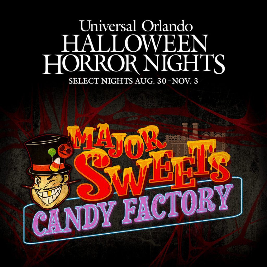 major sweets candy factory universal orlando halloween horror nights theme park bites