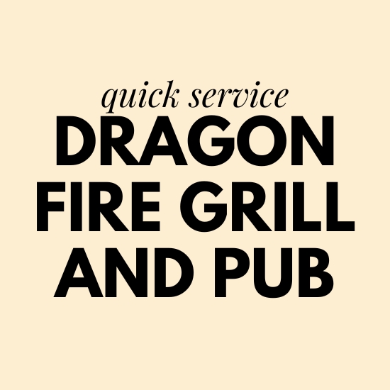 dragon fire grill and pub busch gardens tampa menu prices