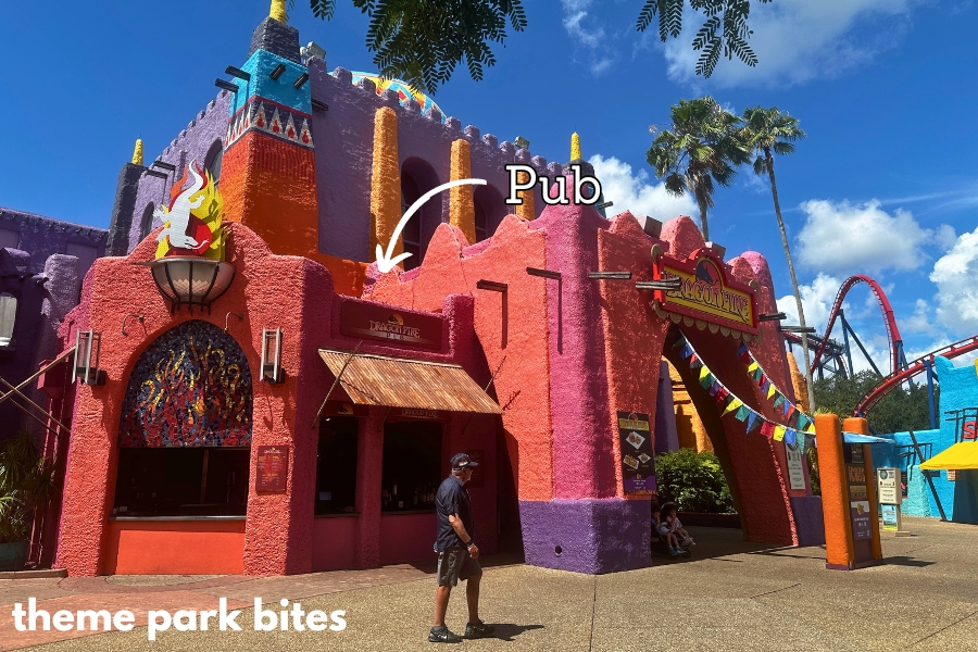 dragon fire grill and dragon fire pub busch gardens dining prices