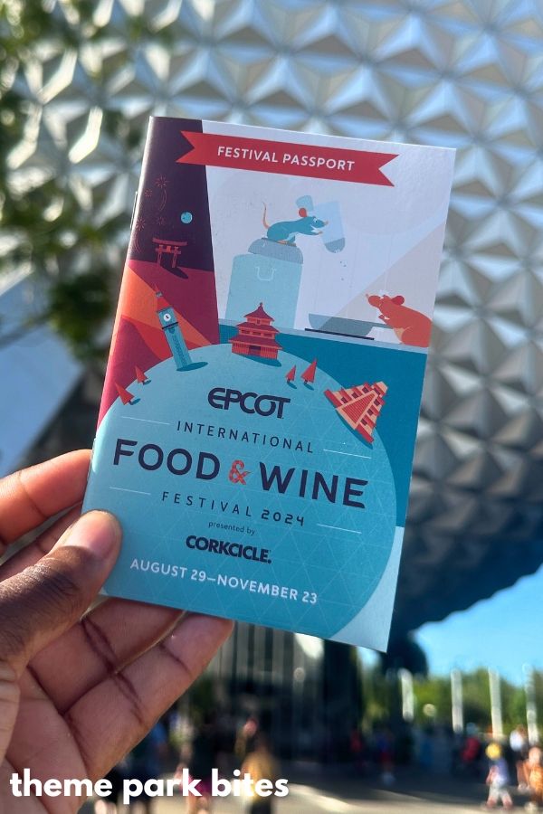 epcot food and wine festival 2024 booklet