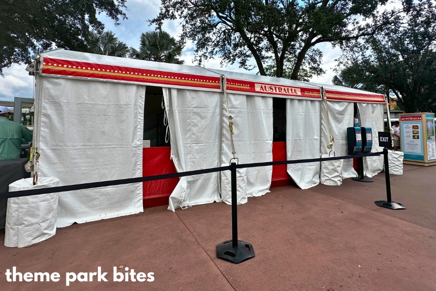 australia 2024 epcot food and wine festival menu prices