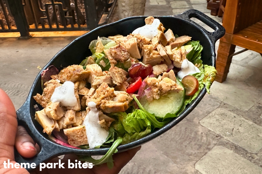 roasted endorian chicken salad galaxy's edge food review