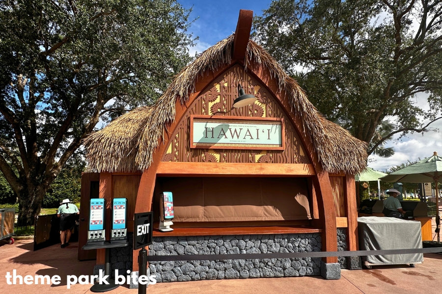 hawaii 2024 epcot food and wine festival menu prices