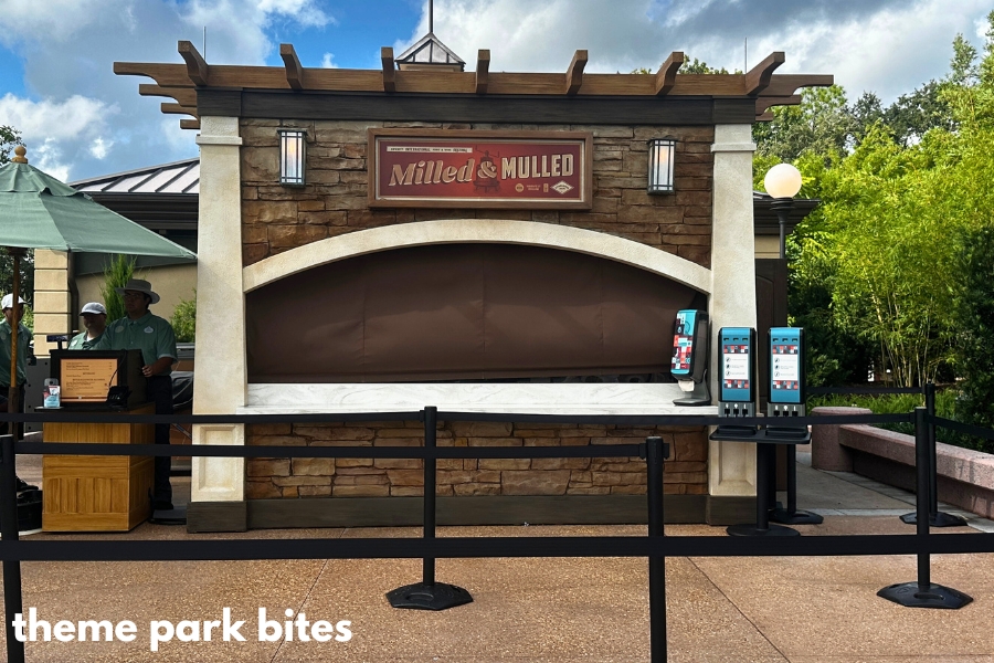 milled and mulled 2024 epcot food and wine festival menu prices