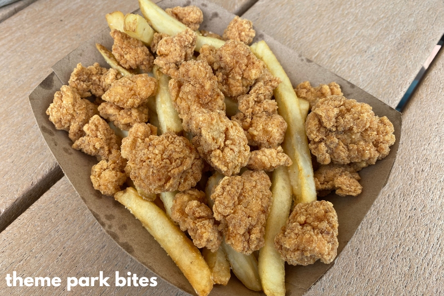 popcorn chicken the chicken coop splish splash food review