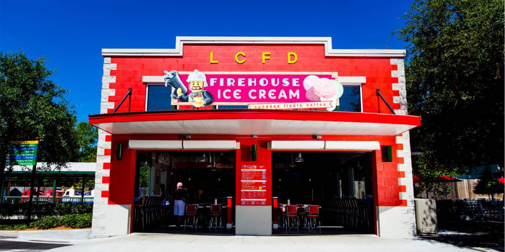 firehouse ice cream legoland food guide