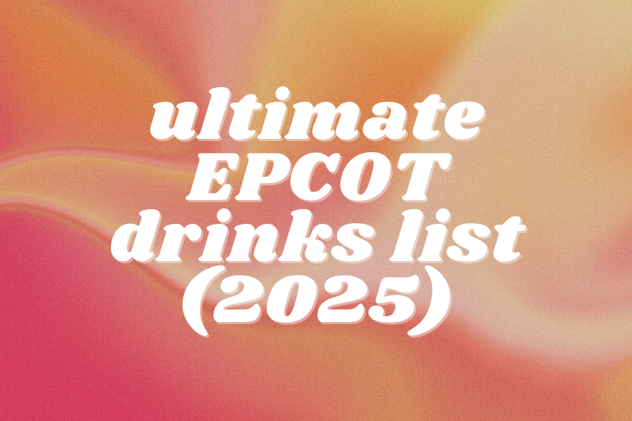 ultimate list of alcoholic drinks at epcot walt disney world